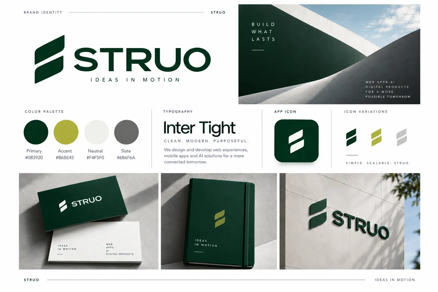 Brand identity and rebrand – STRUO